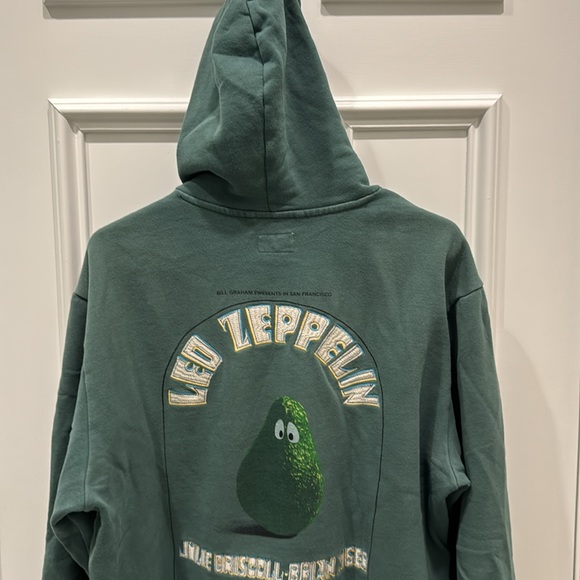 Marine Layer Green Hoodie with Avocado Patch - Picture 5 of 6